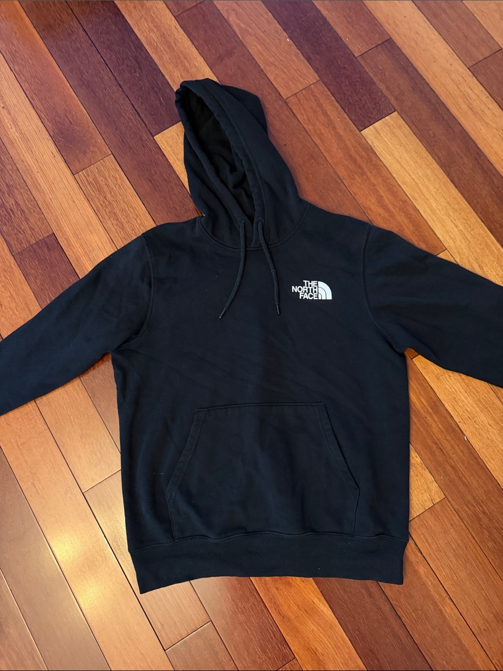 The North Face Black Pullover Hoodie with Chest Logo